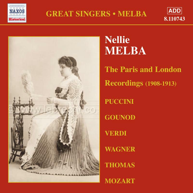 Picture of Nellie M - MELBA, Nellie: Paris and London Recordings