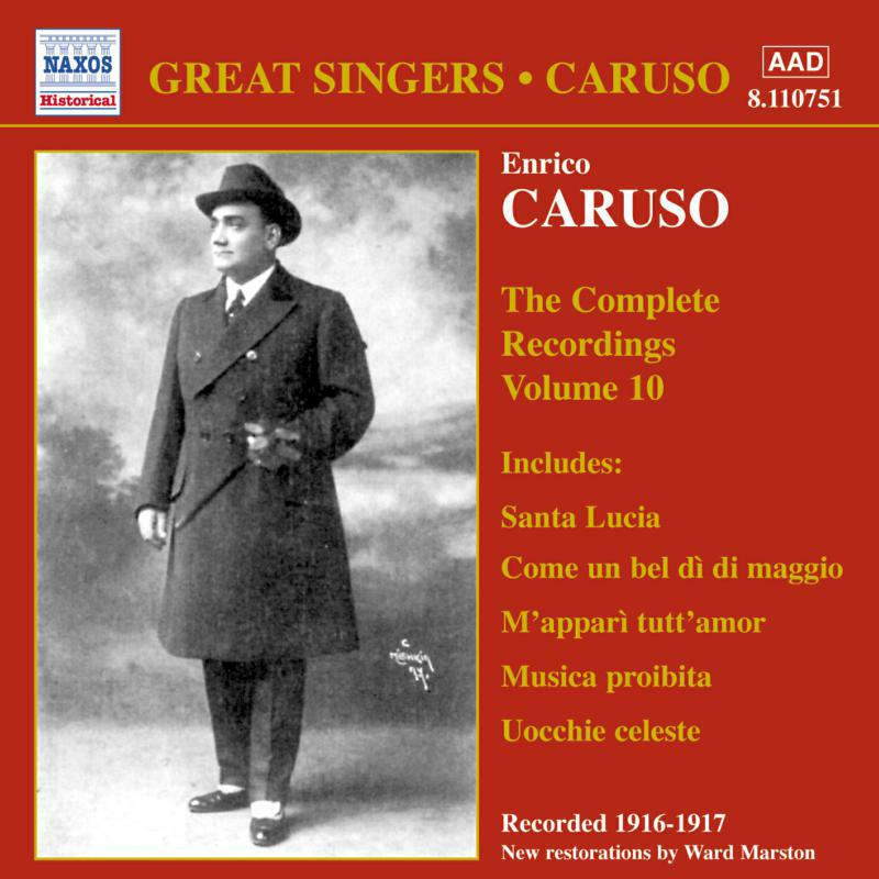 Picture of Caruso:V - CARUSO, Enrico: Complete Recordings, Vol. 10
