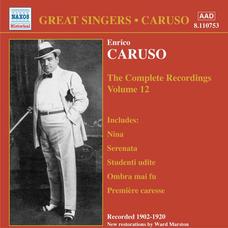 Picture of Caruso:V - CARUSO, Enrico: Complete Recordings, Vol. 12