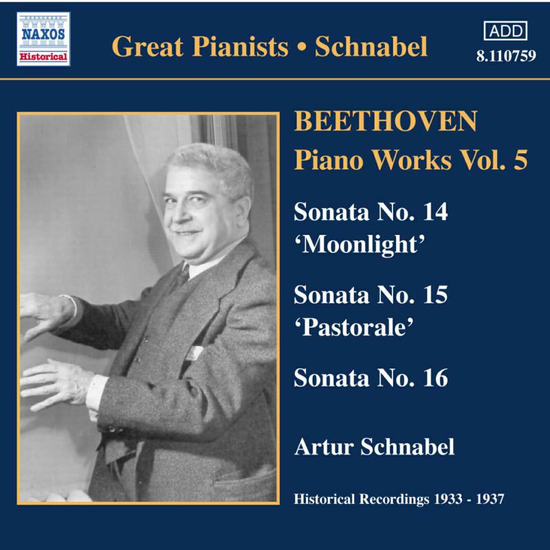Picture of Artur Schnabel - BEETHOVEN: Piano Sonatas Nos. 14-16