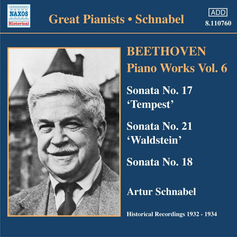 Picture of Artur Schnabel - BEETHOVEN: Piano Sonatas Nos. 17, 18 and 21