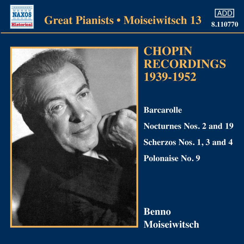 Picture of Benno Moiseiwitsch - Chopin Recordings Vol.3