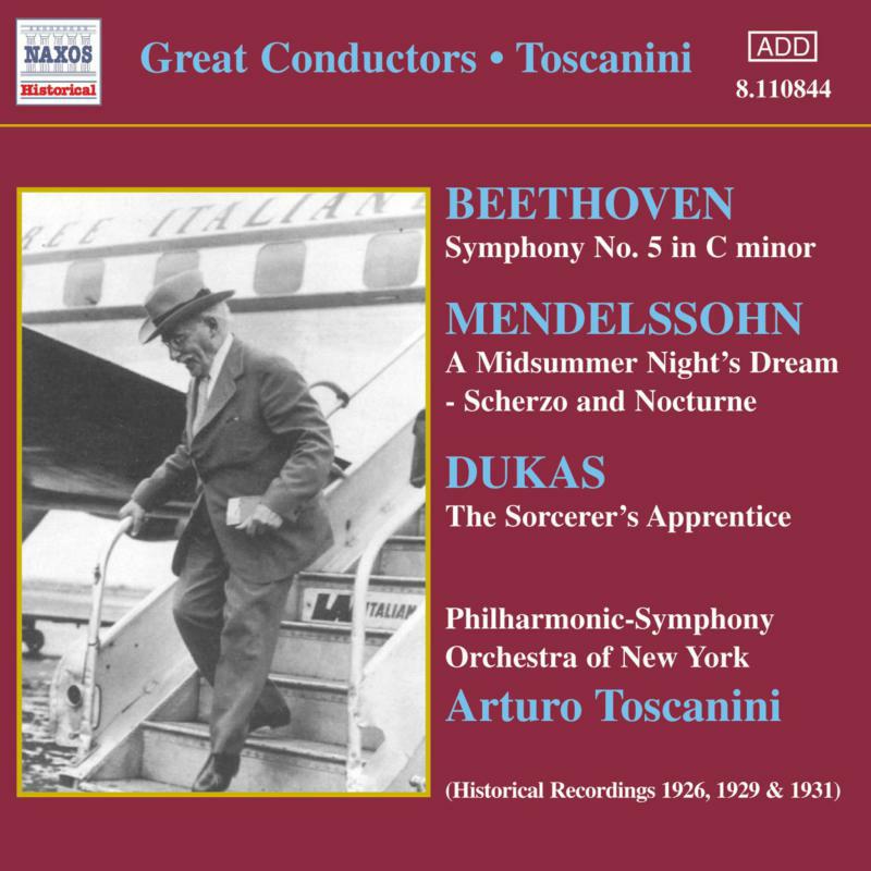 Picture of Toscanini - BEETHOVEN:Symphony No. 5 / MENDELSSOHN: A Midsuumer Night's Dream