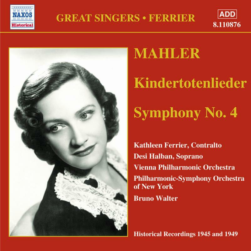Picture of Ferrier - MAHLER: Kindertotenlieder / Symphony No. 4