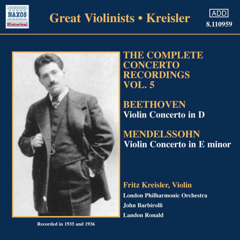 Picture of Beethoven:Mendelssohn - BEETHOVEN / MENDELSSOHN: Violin Concertos