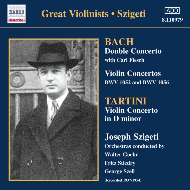 Picture of Szigeti:Fleisch - BACH, J.S. / TARTINI: Violin Concertos