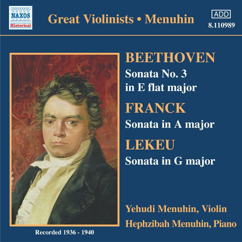 Picture of Beethoven:Franck - BEETHOVEN / FRANCK / LEKEU: Violin Sonatas