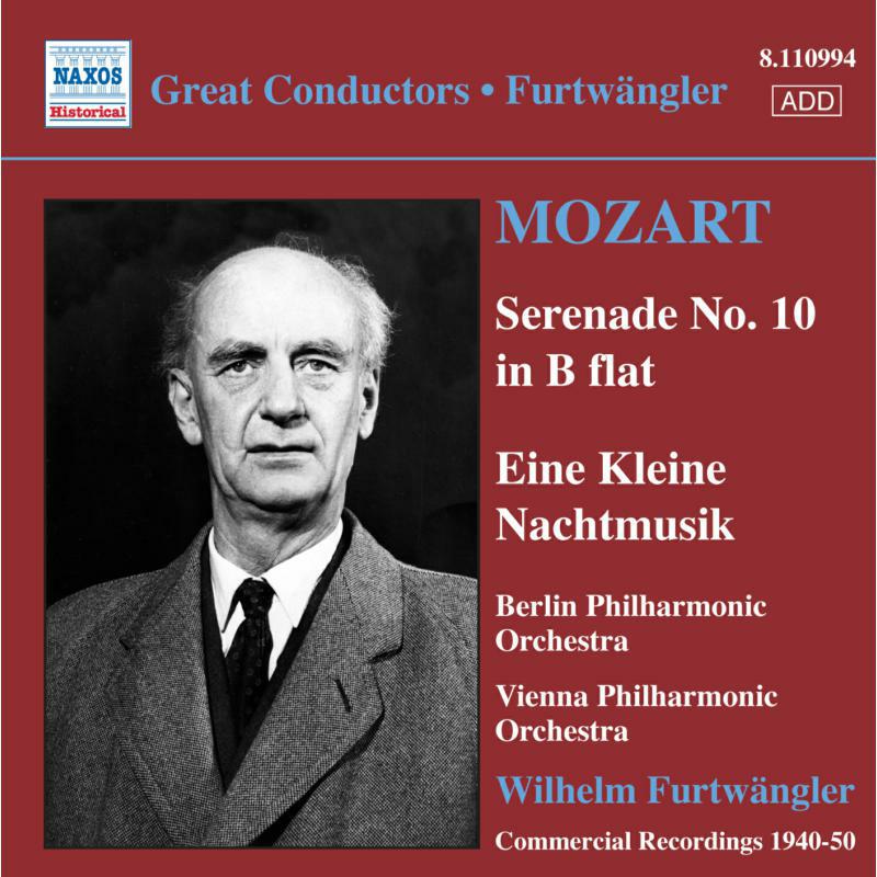 Picture of Berlin:Vienna Po:Furtwangler - MOZART: Serenades Nos. 10 and 13,