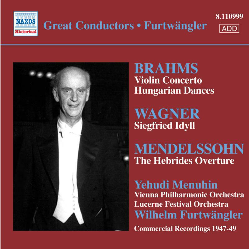 Picture of Furtwangler:Vienna Po - FURTWANGLER: Great Conductors, Commercial Recordings Vol. 6