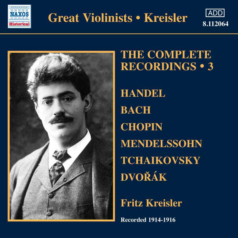 Picture of Fritz Kreisler - Kreisler Recordings 3