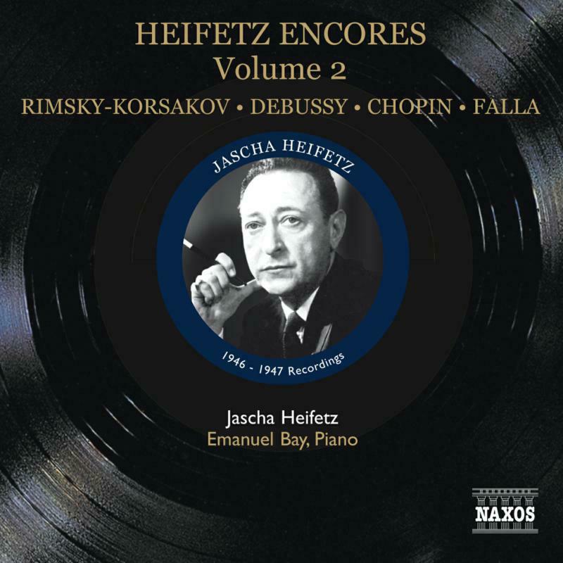 Picture of Jascha Heifetz:Emanuel Bay - Heifetz Encores Volume 2