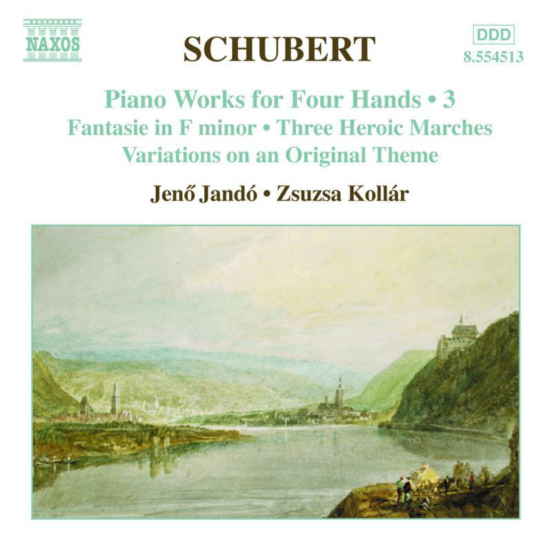 Picture of Jando:Kollar - SCHUBERT: Piano Works for Four Hands, Vol. 3