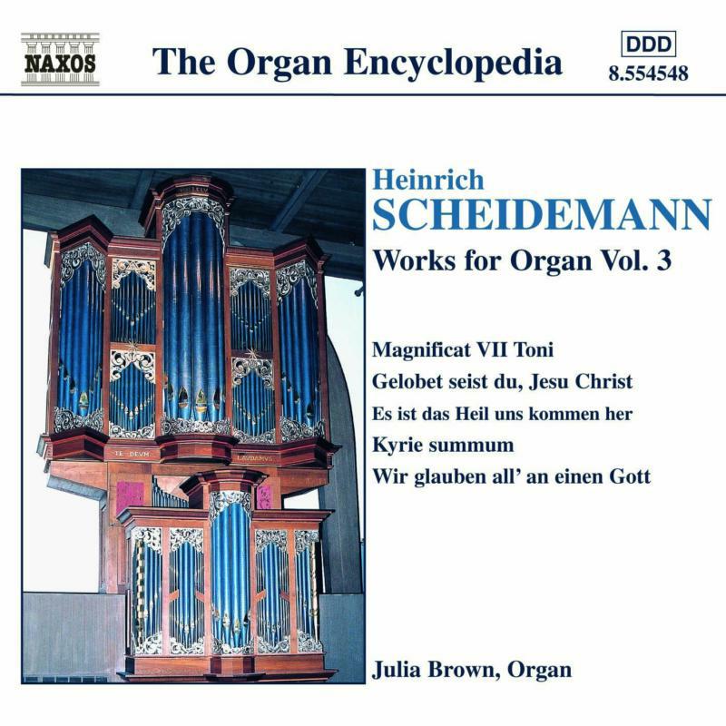 Picture of Julia Brown - SCHEIDEMANN: Organ Works, Vol. 3