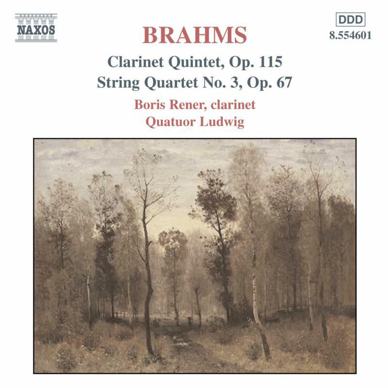 Picture of Rener:Ludwig 4Tet - BRAHMS: Clarinet Quintet, Op. 115 / String Quartet No. 3