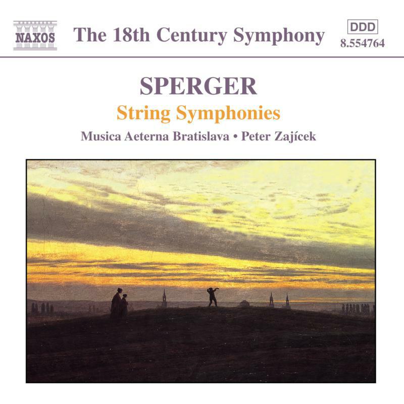Picture of Mus Aeterna:Zajicek - SPERGER: String Symphonies