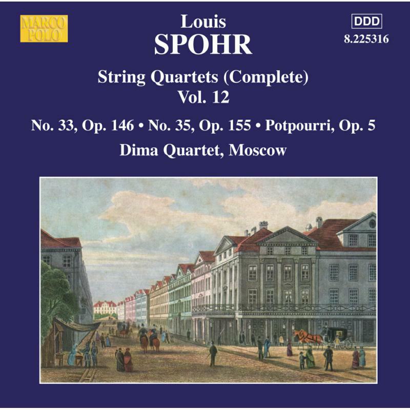 Picture of Dima Quartet:Girshenko - SPOHR String Quartets Nos. 33, 35, Potpourri