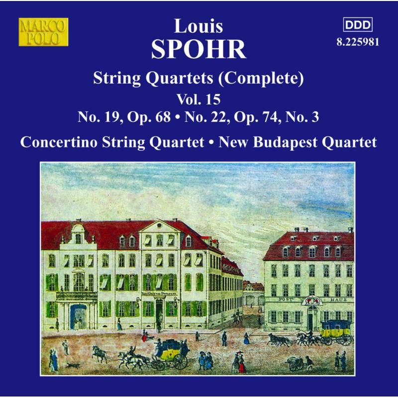 Picture of Moscow Concertino:New Budapest - Spohr: Quartets Volume 15