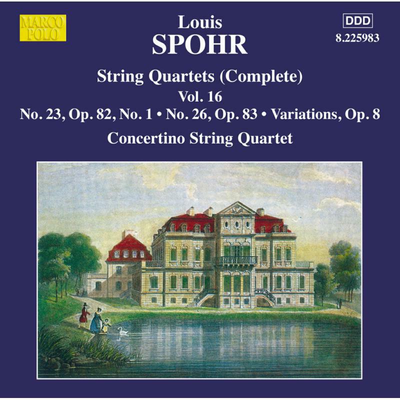 Picture of Concertino String Quartet - Spohr: String Quartets Vol. 16