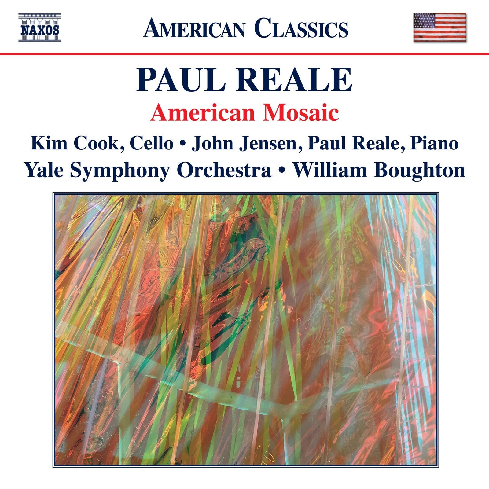 Picture of Kim Cook; John Jensen; Paul Reale; Yale Symphony Orchestra; William Boughton - Paul Reale: American Mosaic