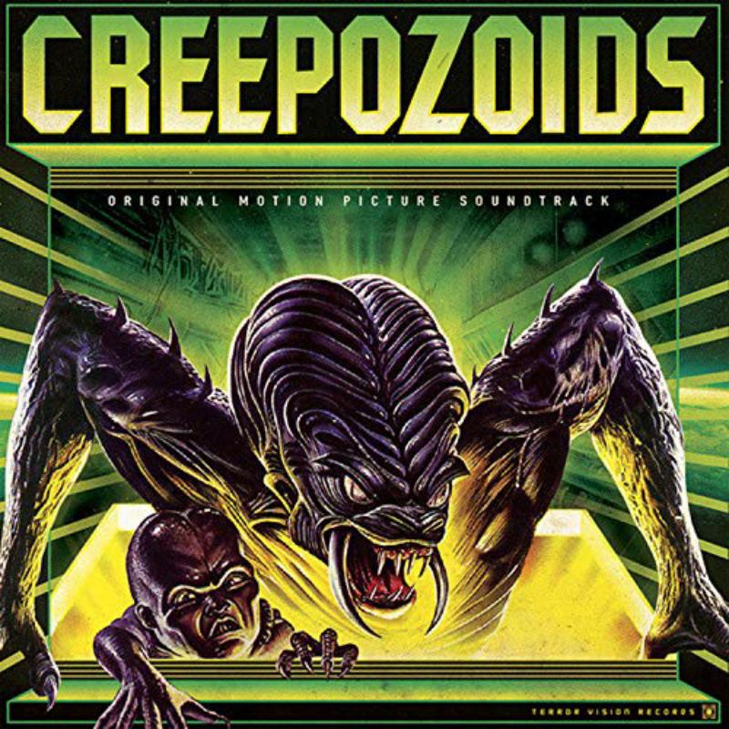 Picture of Guy Moon - Creepozoids (O.S.T.) (Clear with Silver Pearlescent Swirl & Blood Red Swirl Vinyl)