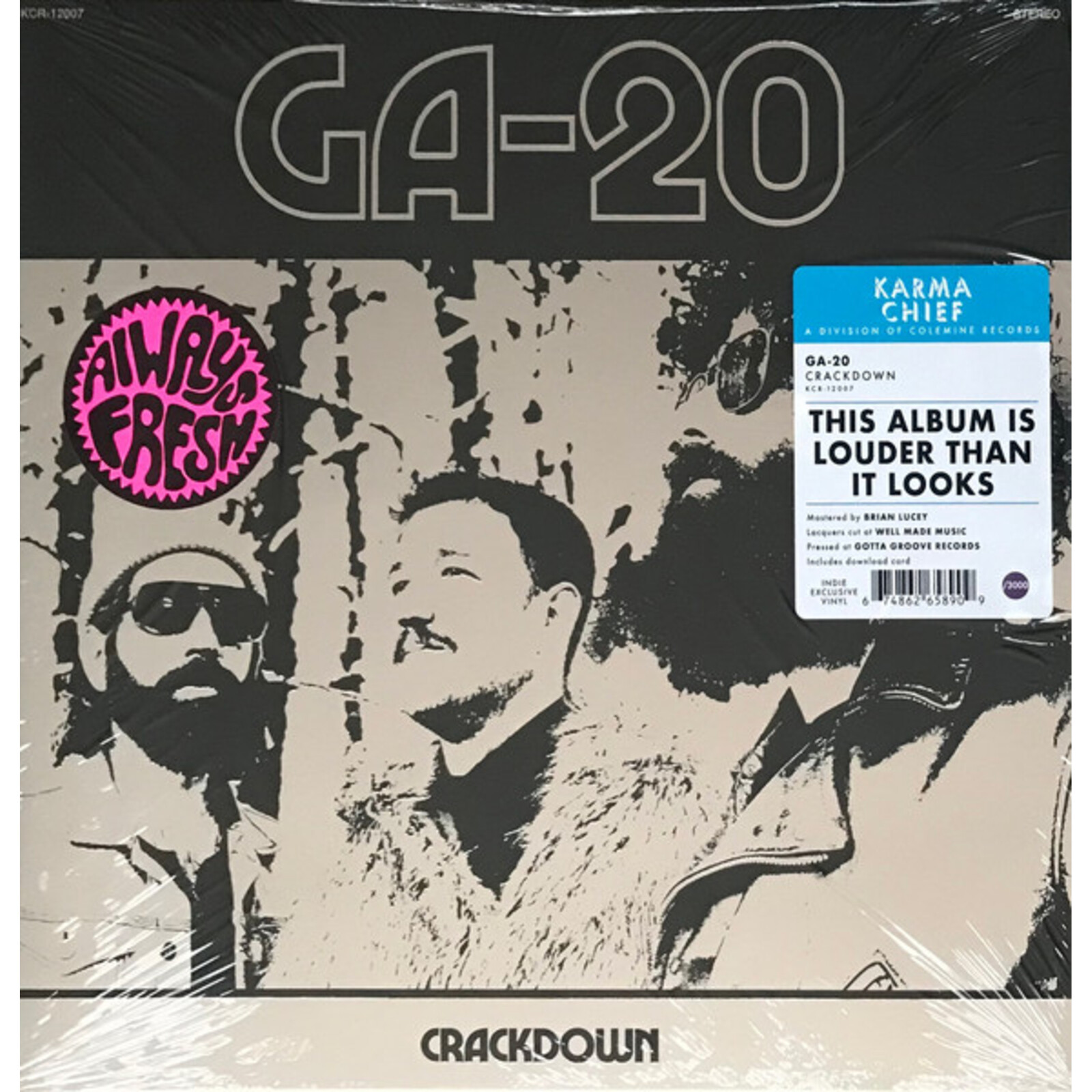 Picture of GA-20 - CRACKDOWN (PURPLE VINYL) (I)