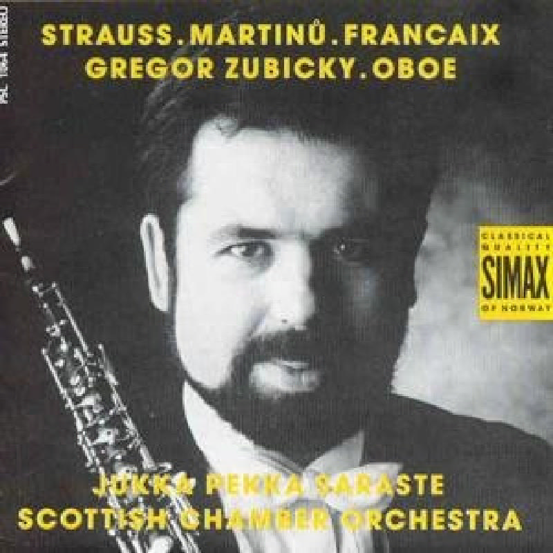 Picture of Gregor Zubicky - Strauss, Martinu, Francaix