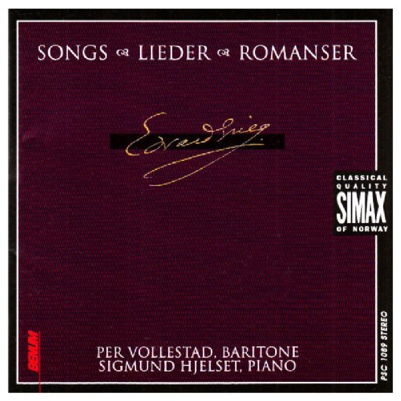 Picture of VOLLESTAD,PER/SIGMUND HJELSE - Grieg - Songs