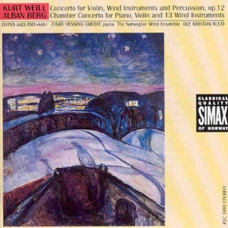 Picture of Berg/Weill - Chamber Concertos (Ruud, Norwegian Wind Ensemble)