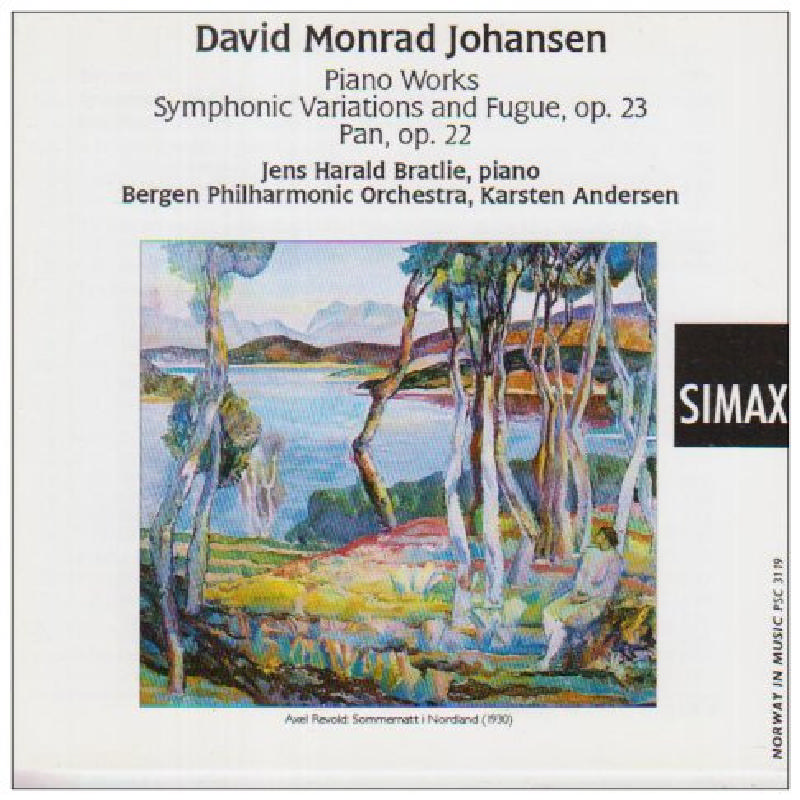 Picture of David Monrad Johansen - Pan and More Orchestral Works (Bratlie, Bergen Po)