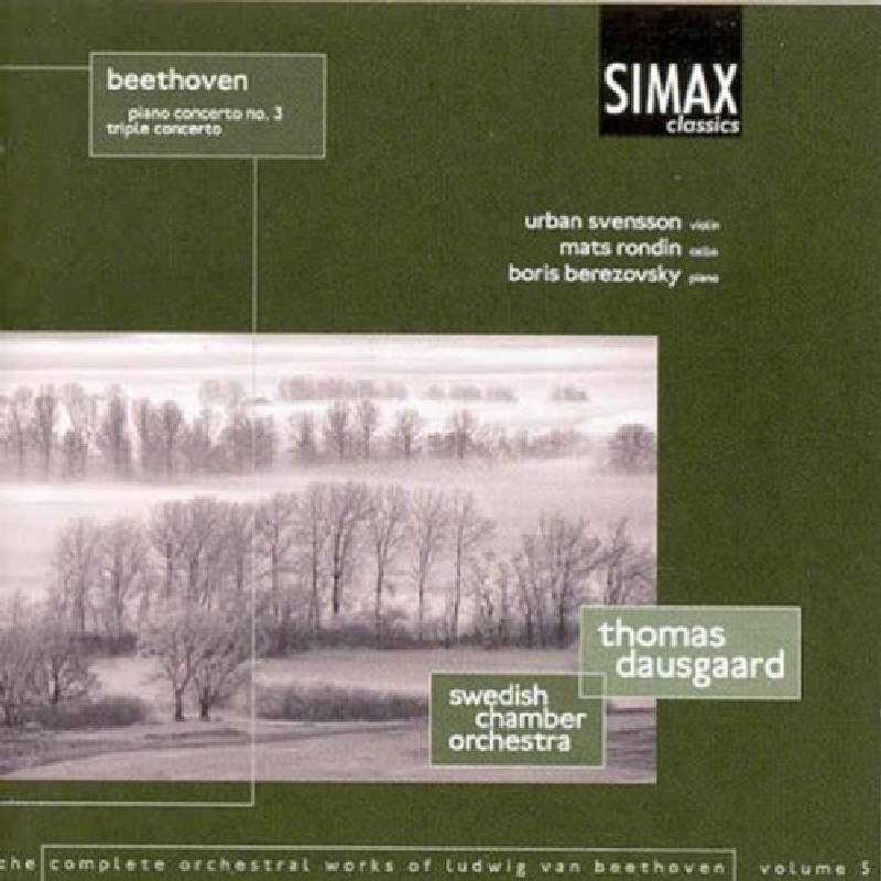 Picture of Boris Berezovsky / Thomas Dausgaard / Swedish Chamber Orchestra - Beethoven: Piano Concerto No. 3; Triple Concerto
