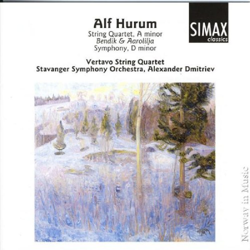 Picture of Alf Hurum - Symphony in D Minor, String Quartet (Norwegian Ro)
