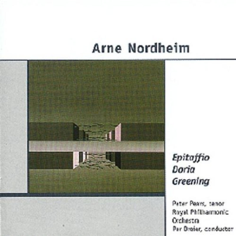 Picture of Peter Pears - Arne Nordheim: Epitaffio; Doria; Greening