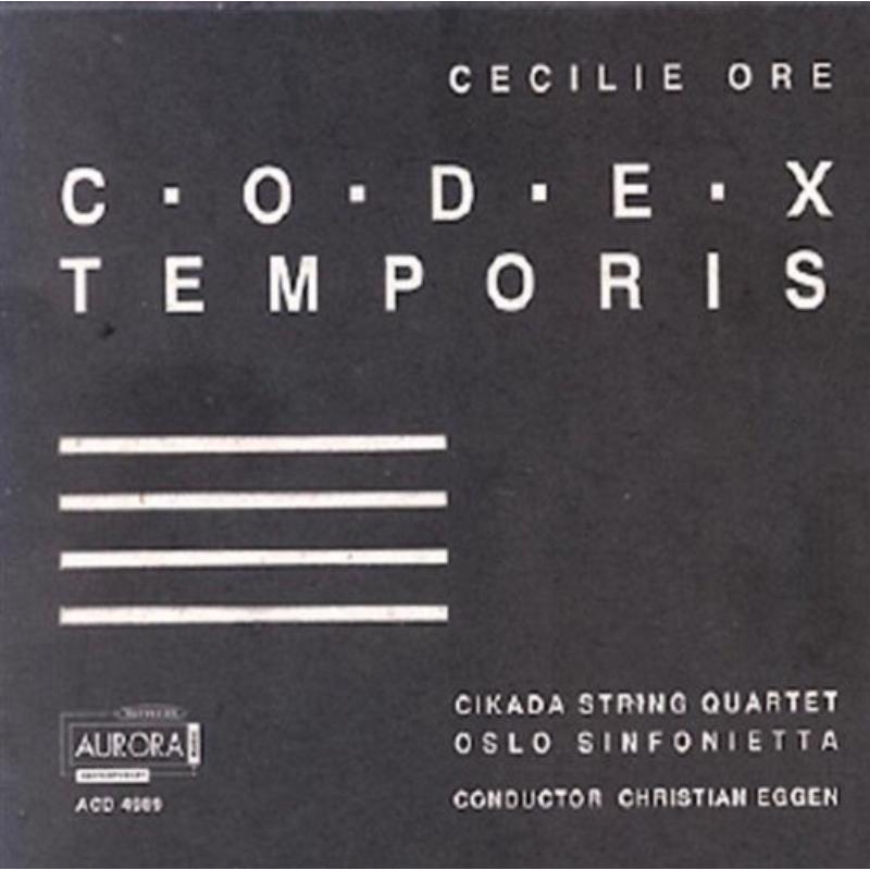 Picture of Cikada String Quartet - Cecilie Ore: Codex Temporis