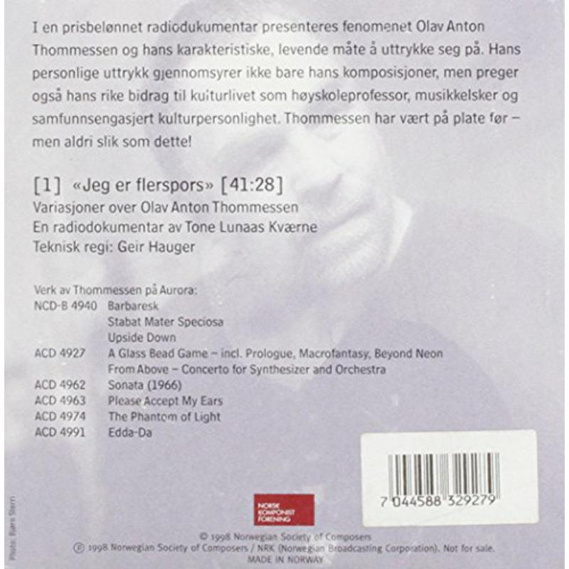 Picture of Olav Anton Thommessen - Jeg Er Flerspors