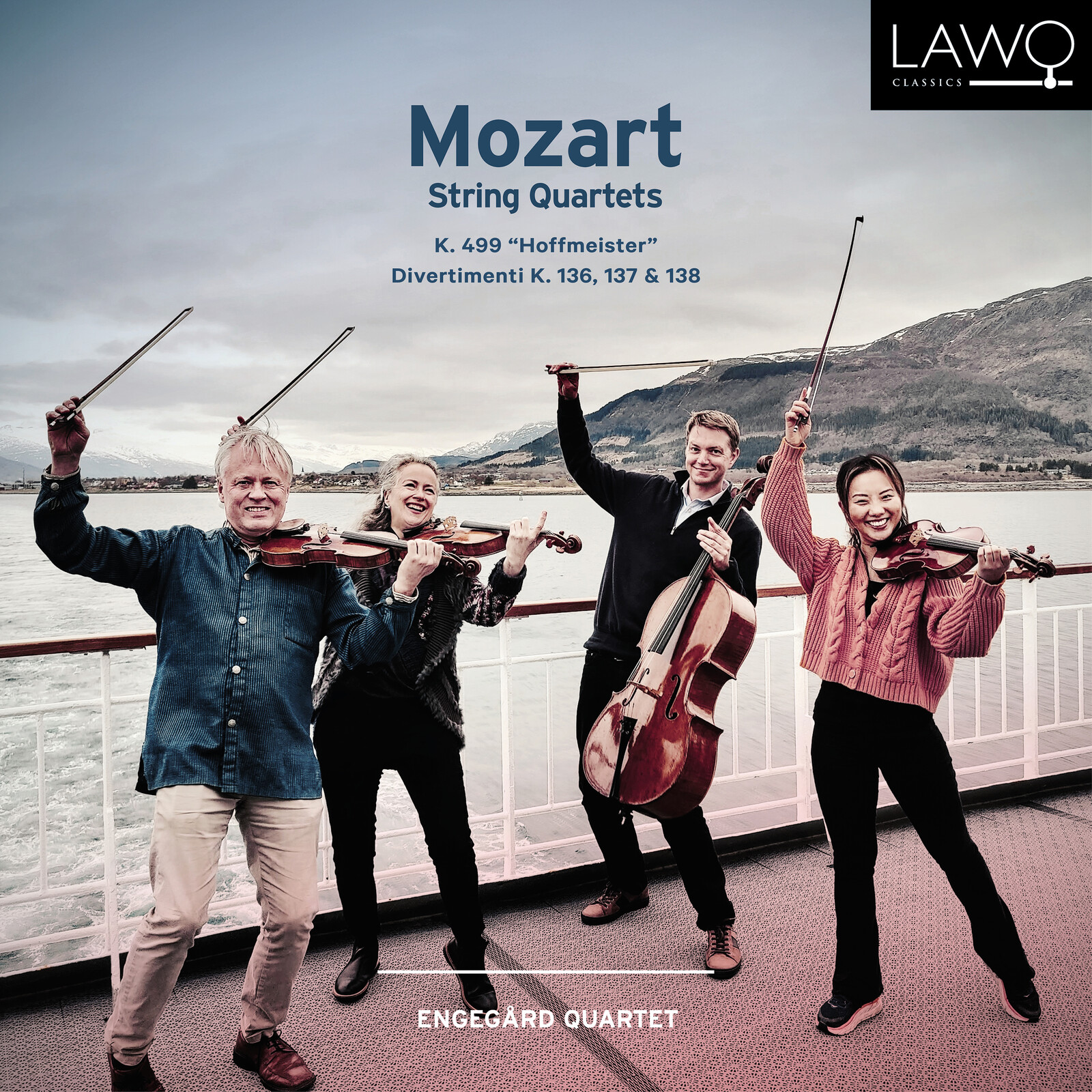 Picture of Engegard Quartet - Mozart String Quartets K. 499 Hoffmeister, Divertimenti K. 136, 137 & 138 - Engegard Quartet