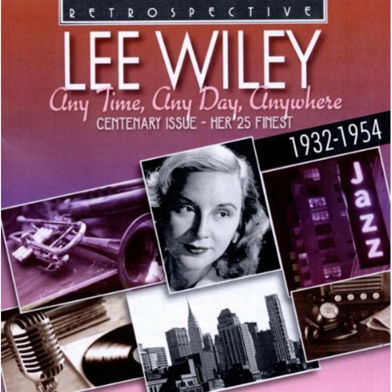 Picture of Lee Wiley - Any Time, Any Day, Anywhere
