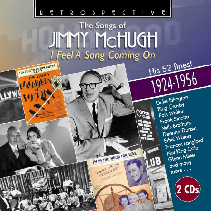 Picture of Jimmy Mchugh - The Songs of Jimmy McHugh - I Feel A Song Coming On
