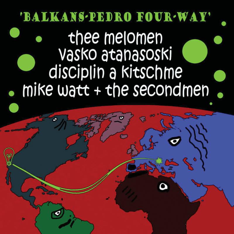 Picture of Balkans-Pedro Four-Way - Balkans-Pedro Four-Way (Green Vinyl)