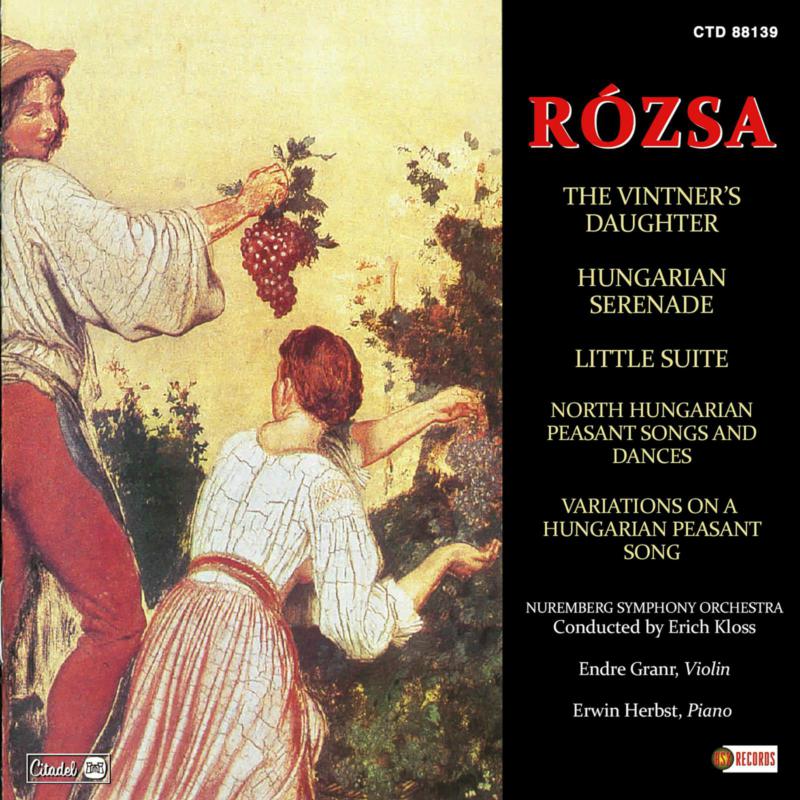 Picture of Miklos Rozsa - The Vintner's Daughter & Other Suites