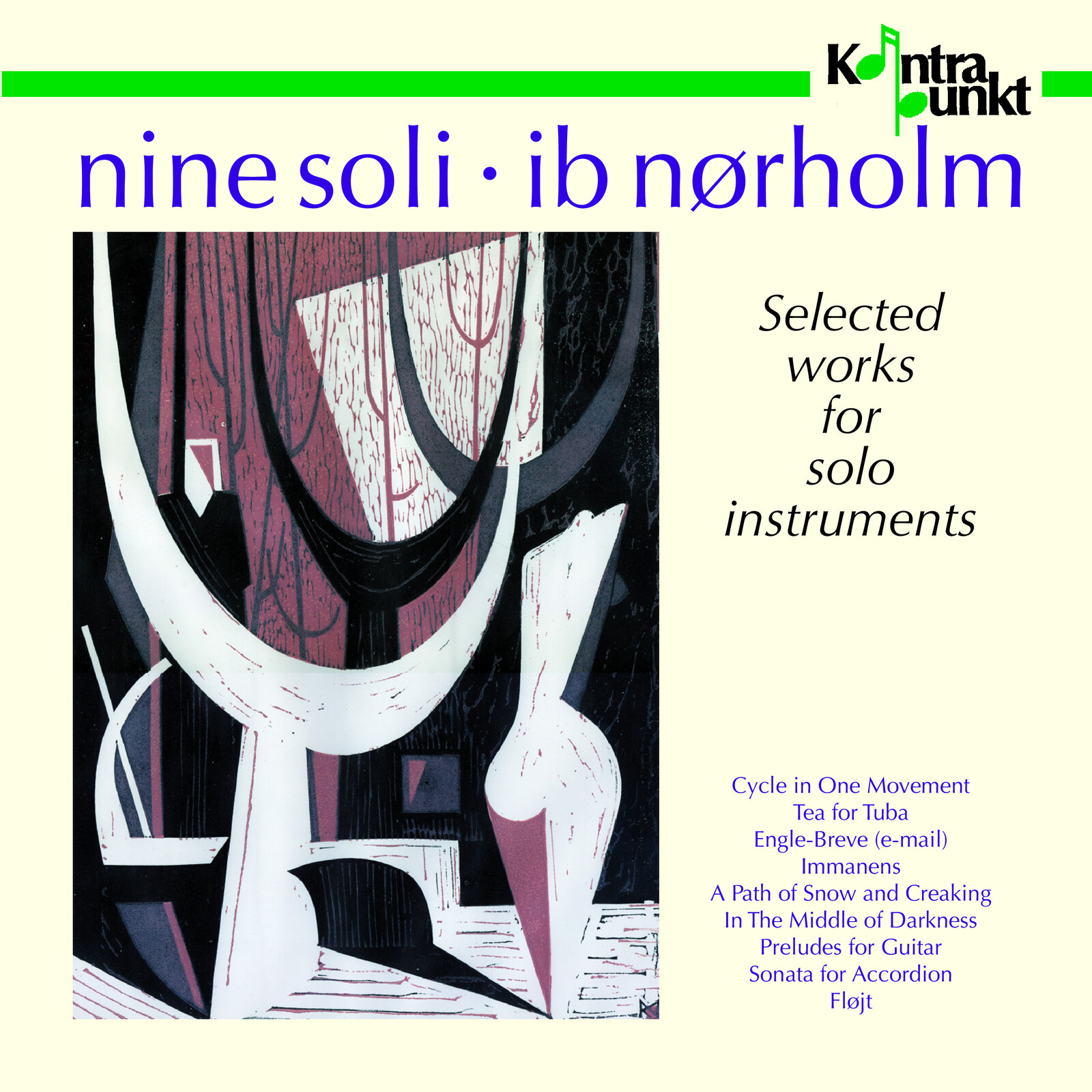 Picture of Danish Saxophone Quartet - Nine Soli, Works for Solo Instruments