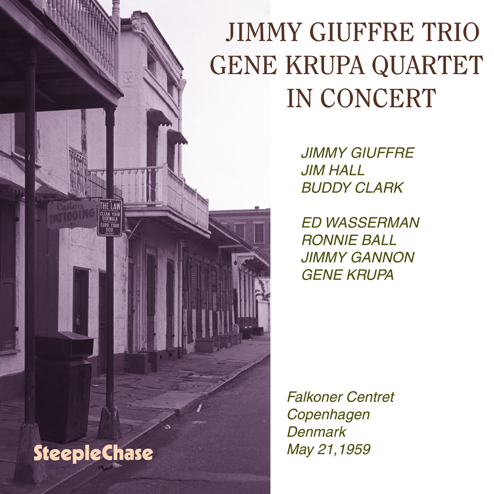 Picture of Jimmy Guiffre Trio / Gene Krupa Quartet - In Concert