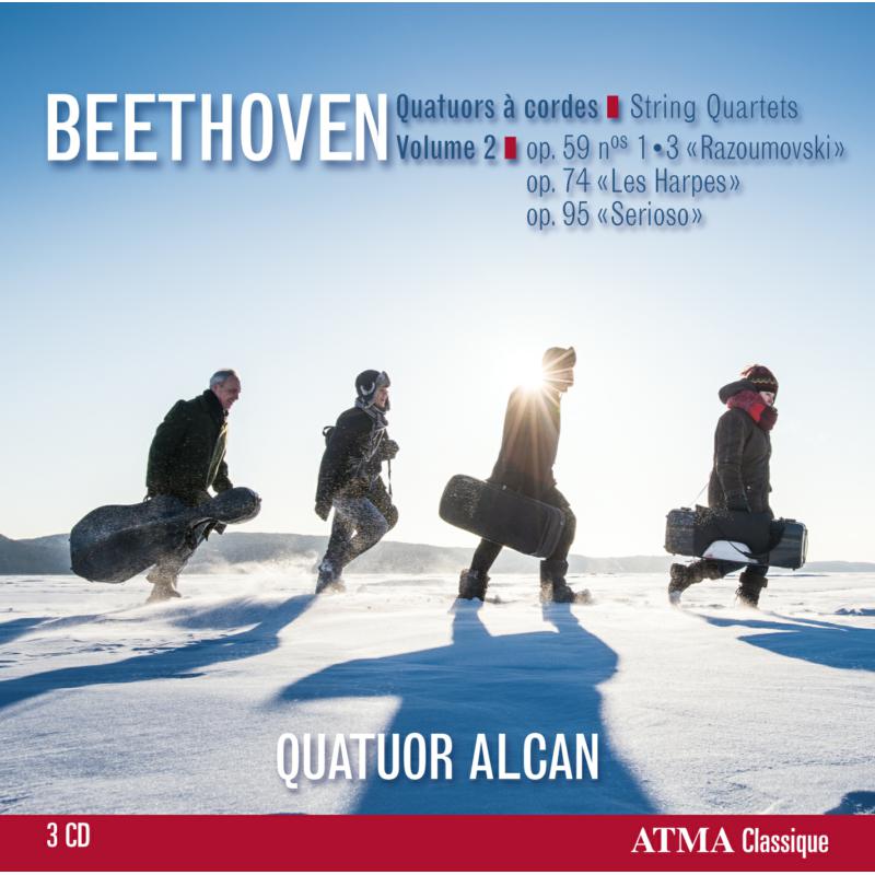 Picture of Quatuor Alcan - Beethoven: String Quartets Vol 2