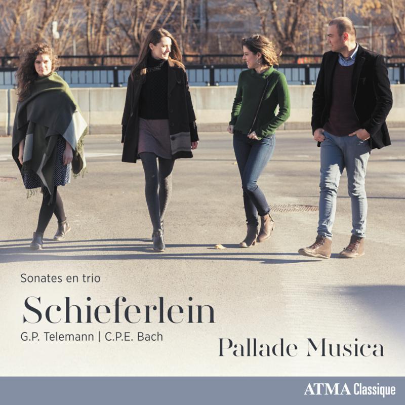 Picture of Pallade Musica - Schieferlein, Telemann, CPE Bach: Trio Sonatas