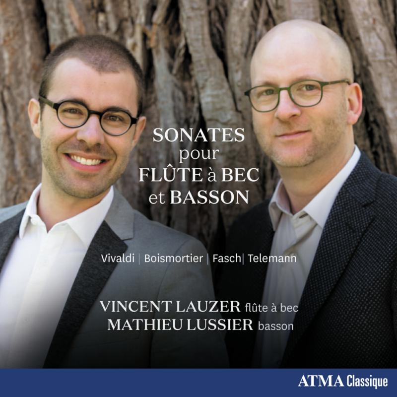 Picture of Vincent Lauzer & Mathieu Lussier - Sonatas for Recorder and Bassoon (flute a bec et basson) - Vivaldi, Telemann, Fasch, Boismortier & Chedeville