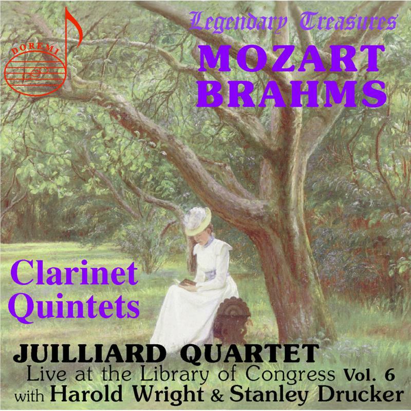 Picture of Juilliard Quartet/Wright - Juilliard Quartet Vol. 6 Mozart, Brahms Clarinet Quintets