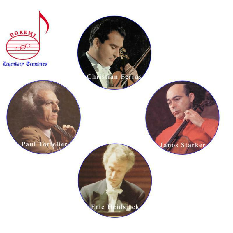 Picture of Ferras Tortelier Starker - Beethoven Triple Concerto, Brahms Double Concerto