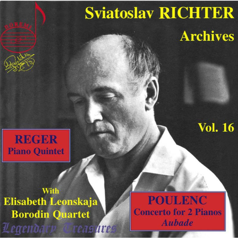 Picture of Richter - Sviatoslav Richter Archives Vol. 16: Poulenc, Reger, Live performances