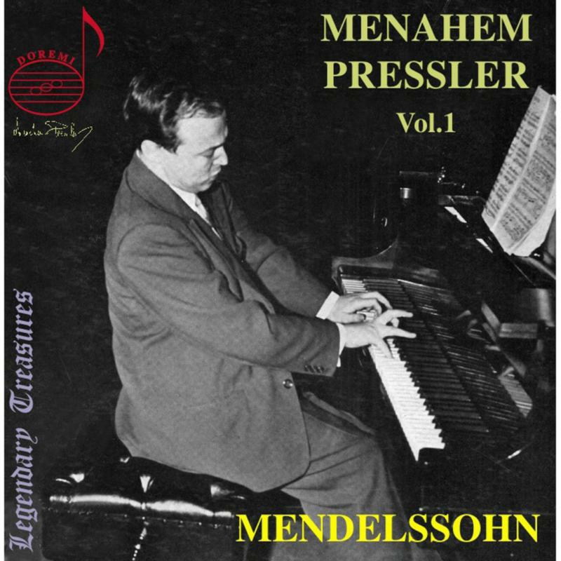 Picture of Pressler - Menahem Pressler Vol. 1: Mendelssohn