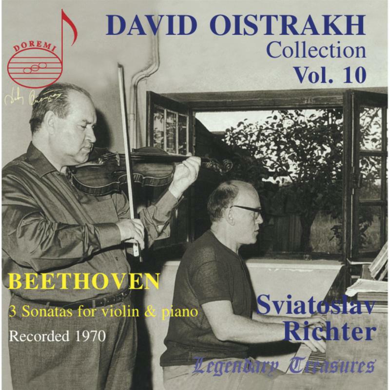 Picture of Oistrakh - David Oistrah Collection Vol. 10: Beethoven 3 violin Sonatas, with Sviatoslav Richter.Moscow, 1970