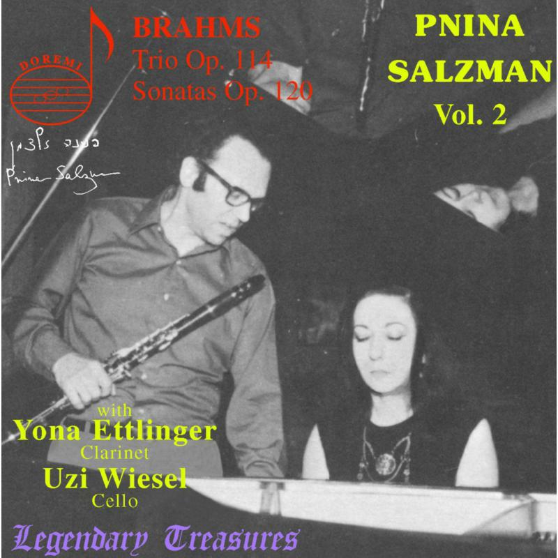 Picture of Salzman/Ettlinger/Wiesel - Pnina Salzman Vol. 2: BRAHMS: Clarinet sonatas and trio